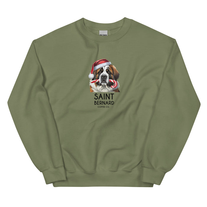 Santa's Saint Bernard Sweatshirt