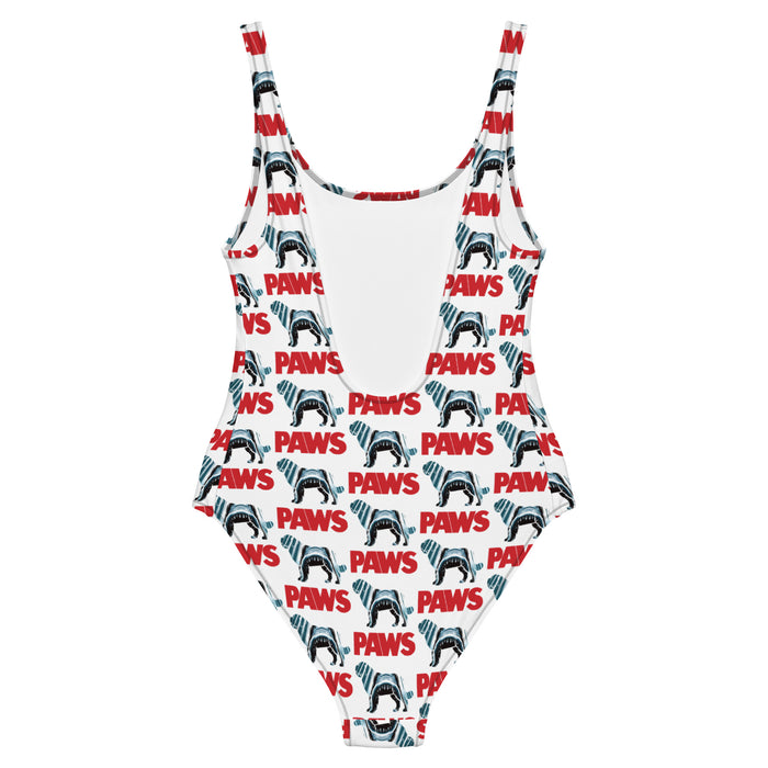 "PAWS" One-Piece Swimsuit