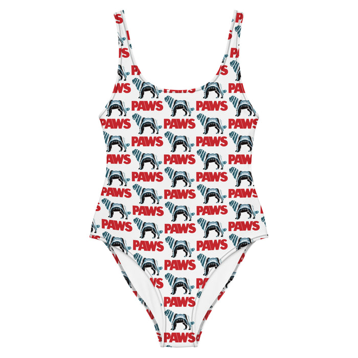 "PAWS" One-Piece Swimsuit