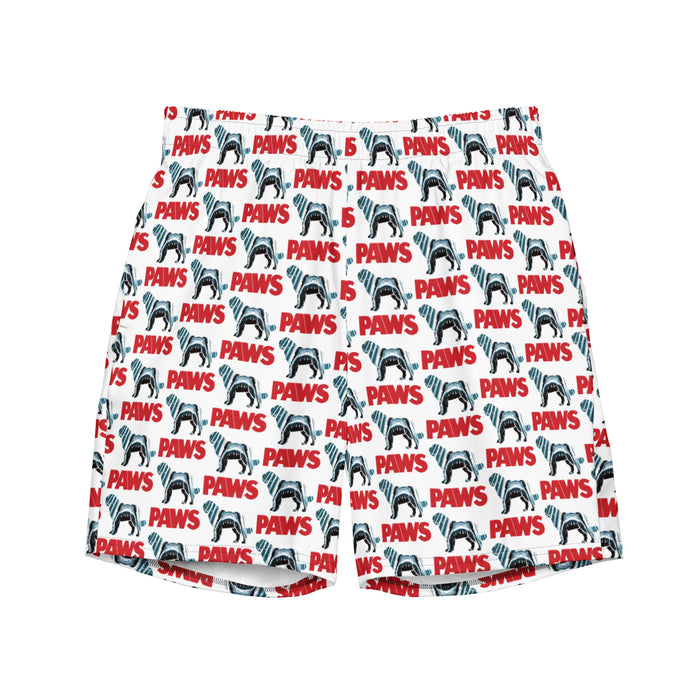 "PAWS" Swim Trunks