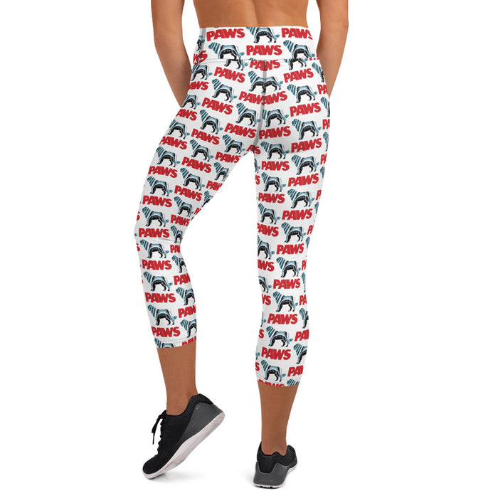 "PAWS" Capri Leggings